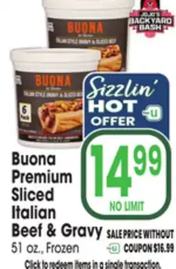 Jewel-Osco Buona Premium Sliced Italian Beef & Gravy offer
