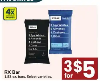 Jewel-Osco RX Bar offer