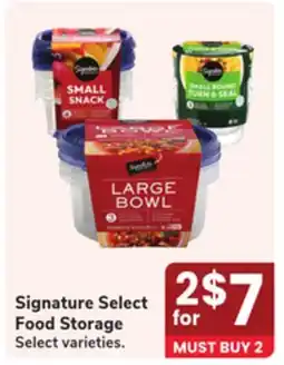Jewel-Osco Signature Select Food Storage offer