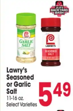 Jewel-Osco Lawry's Seasoned or Garlic Salt offer