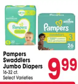 Jewel-Osco Pampers Swaddlers Jumbo Diapers offer