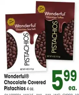 Jewel-Osco Wonderful Chocolate Covered Pistachios offer