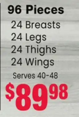 Jewel-Osco Signature Fried or Grilled Chicken 96 Pieces offer