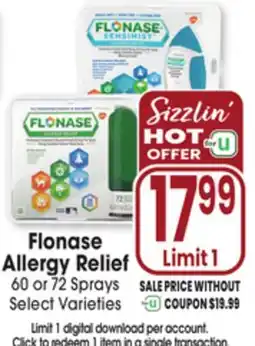 Jewel-Osco Flonase Allergy Relief offer