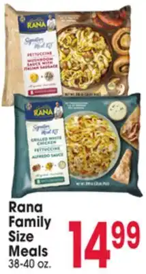 Jewel-Osco Rana Family Size Meals offer