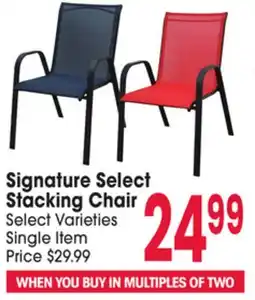 Jewel-Osco Signature Select Stacking Chair offer