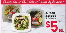 Jewel-Osco Green Salads offer