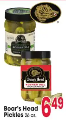Jewel-Osco Boar's Head Pickles offer