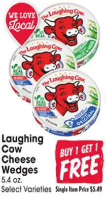 Jewel-Osco Laughing Cow Cheese Wedges offer