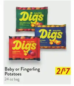 Fresh Thyme Baby or Fingerling Potatoes offer