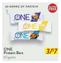 Fresh Thyme ONE Protein Bars offer