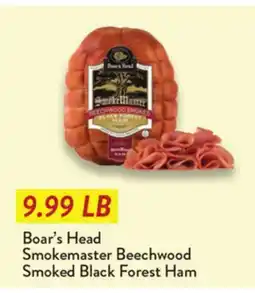 Fresh Thyme Boar's Head Smokemaster Beechwood Smoked Black Forest Ham offer