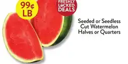 Fresh Thyme Seeded or Seedless Cut Watermelon offer