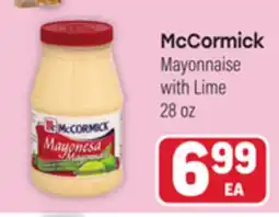 Tony’s Fresh Market McCormick Mayonnaise with Lime offer