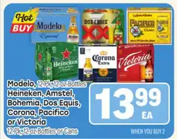 Tony’s Fresh Market Heineken, Amstel, Bohemia, Dos Equis, Corona, Pacifico or Victoria offer