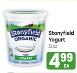 Tony’s Fresh Market Stonyfield Yogurt offer