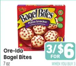 Tony’s Fresh Market Ore-Ida Bagel Bites offer