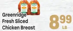 Tony’s Fresh Market Greenridge Fresh Sliced Chicken Breast offer