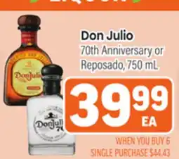 Tony’s Fresh Market Don Julio offer
