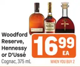 Tony’s Fresh Market Woodford Reserve, Hennessy or D'Ussé offer