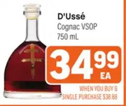 Tony’s Fresh Market D'Ussé Cognac VSOP offer