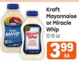 Tony’s Fresh Market Kraft Mayonnaise or Miracle Whip offer