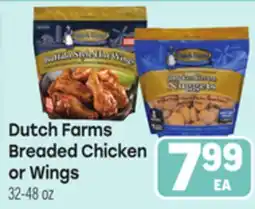 Tony’s Fresh Market Dutch Farms Breaded Chicken or Wings offer