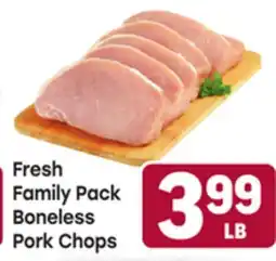 Tony’s Fresh Market Fresh Family Pack Boneless Pork Chops offer