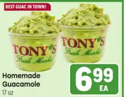 Tony’s Fresh Market Homemade Guacamole offer