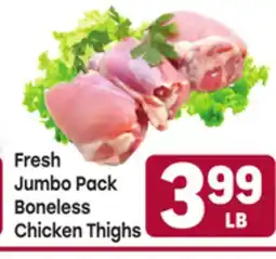 Tony’s Fresh Market Fresh Jumbo Pack Boneless Chicken Thighs offer