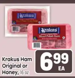 Tony’s Fresh Market Krakus Ham Original or Honey offer
