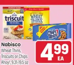 Tony’s Fresh Market Nabisco Wheat Thins, Triscuits or Chips Ahoy! offer