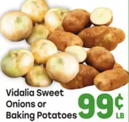 Tony’s Fresh Market Vidalia Sweet Onions or Baking Potatoes offer