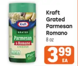 Tony’s Fresh Market Kraft Grated Parmesan Romano offer