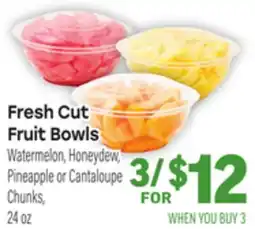 Tony’s Fresh Market Fresh Cut Fruit Bowls offer
