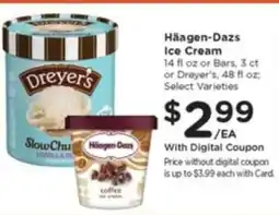 Kroger Häagen Dazs Ice Cream offer