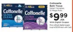Kroger Cottonelle Bath Tissue offer