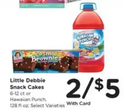 Kroger Little Debbie Snack Cakes or Hawaiian Punch offer