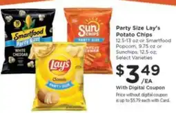 Kroger Party Size Lay's Potato Chips offer