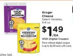 Kroger Kroger Cheese offer
