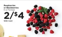 Kroger Raspberries or Blackberries offer