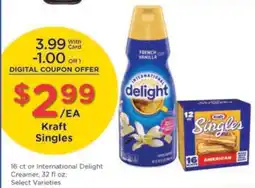 Kroger Kraft Singles offer