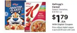 Kroger Kellogg's Cereal offer