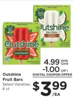 Kroger Outshine Fruit Bars offer