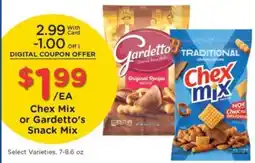 Kroger Chex Mix or Gardetto's Snack Mix offer