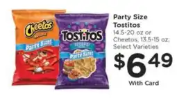 Kroger Party Size Tostitos offer