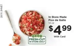 Kroger In-Store Made Pico de Gallo offer