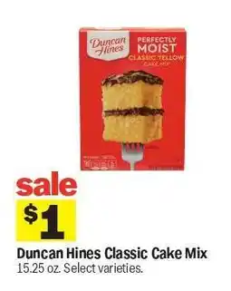 Meijer Duncan Hines Classic Cake Mix offer