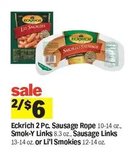 Meijer Eckrich Sausages offer