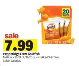 Meijer Pepperidge Farm Goldfish offer